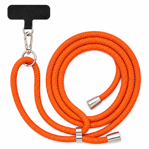 Braided Strap Lanyard  - Orange
